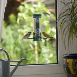 Discovery Plastic Window Seed Feeder 9 Discovery Plastic Window Seed Feeder -Bird Supply Store 31067 1