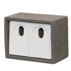 WoodStone® Estella House Sparrow Nest Box 12 WoodStone® Estella House Sparrow Nest Box -Bird Supply Store 900710119 nestkast mussen vivara neststeen huismus 90071