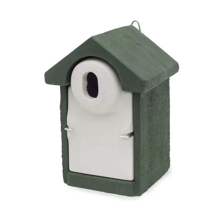 WoodStone® Seville Oval Hole Nest Box (Green) 5 WoodStone® Seville Oval Hole Nest Box (Green) - Image 3