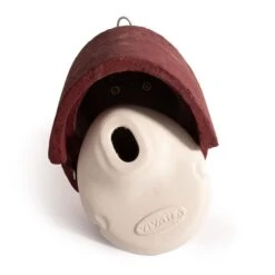 WoodStone® Alicante 32mm Oval Hole Nest Box (Red) -Bird Supply Store 90674 03