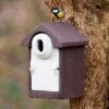 WoodStone® Seville 32mm Oval Hole Nest Box (Brown) -Bird Supply Store 90701 1