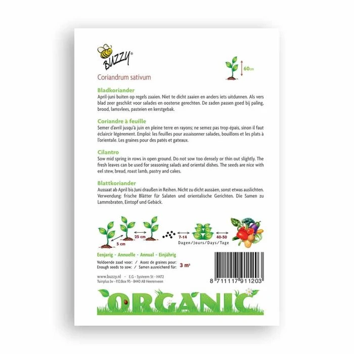 Buzzy® Organic Coriander (BIO) 4 Buzzy® Organic Coriander (BIO) - Image 2