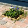 Wooden Ground Planter 30x30cm 2 Wooden Ground Planter 30x30cm -Bird Supply Store 921260119 wooden ground planter dv 9218