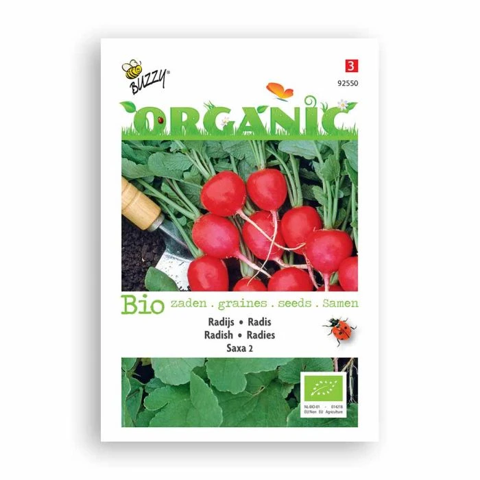 Buzzy® Organic Radish - Saxa 2 (BIO) 3 Buzzy® Organic Radish - Saxa 2 (BIO)