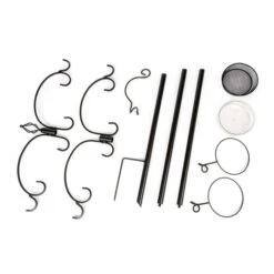Bird Feeder Pole System - Black -Bird Supply Store 94075 02 3
