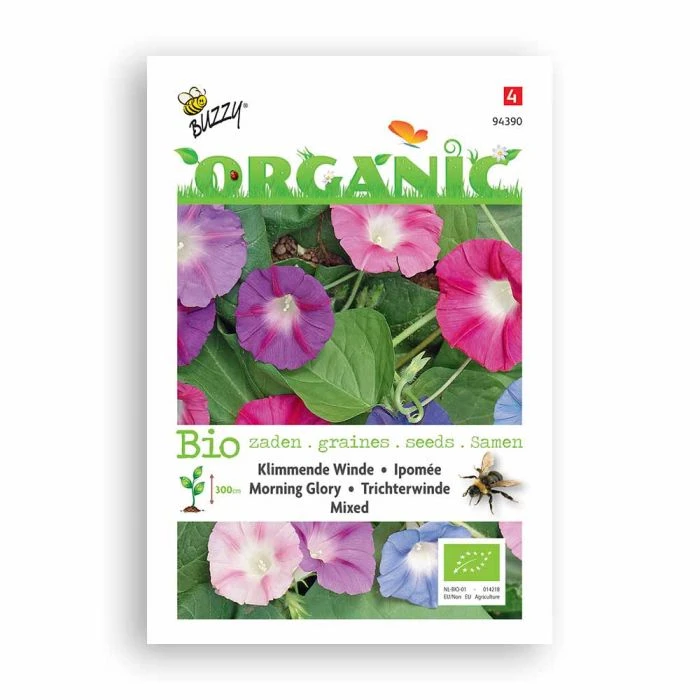 Buzzy® Organic Morning Glory Mixed 5 Buzzy® Organic Morning Glory Mixed - Image 3