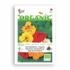 Buzzy® Organic Nasturtium - Single Flower Mix (BIO) -Bird Supply Store 94800 2