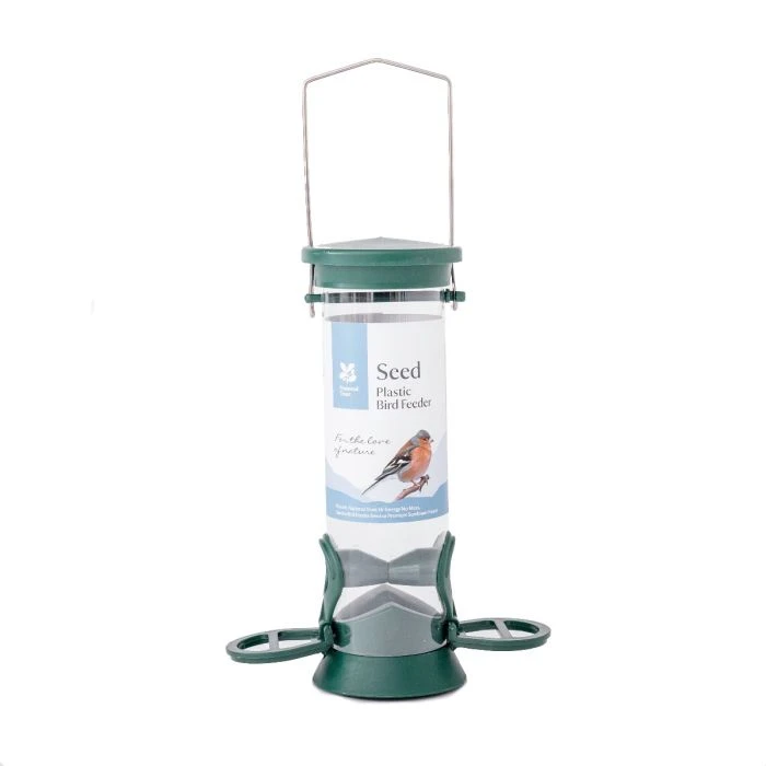 National Trust 2 Port Plastic Seed Feeder 4 National Trust 2 Port Plastic Seed Feeder - Image 2